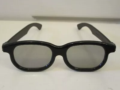 1 X Euroscoop Biscopen Black Plastic 3D Viewing Glasses TV And Cinema 3D Glasses • £1