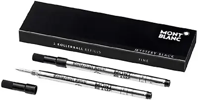 Montblanc Rollerball Refills Medium Point Mystery Black For Montblanc Rollerball • $37.99