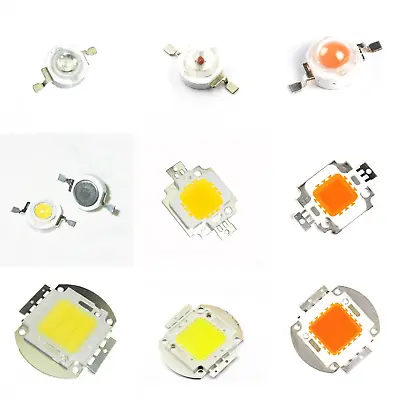 1W 3W 5W 10W 20W 30W 50W 100W LEDS Beads Lamp Diodes Multi-Colours Power LED  • $199.06