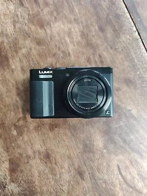 Panasonic Lumix DMC-TZ70 12MP Compact Digital Camera Black 30x Zoom Free Case • £175