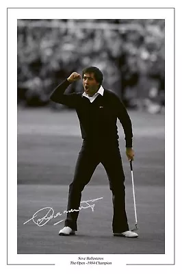 £5.95 • Buy Seve Ballesteros '84 Open Autograph Signed Photo Print 