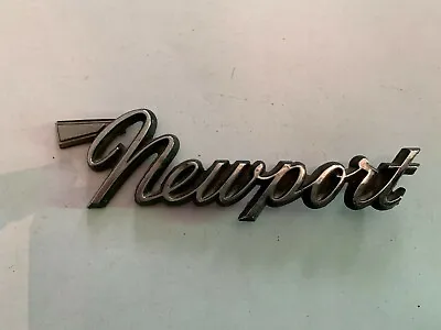 Vintage Chrysler Newport Grille Emblem Badge Nameplate • $15