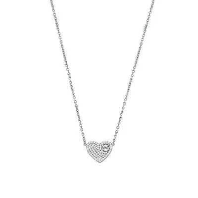 MICHAEL KORS Womens Necklace MKC1528AN040 925% Silver Heart • £85.96