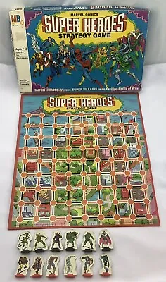 1980 Marvel Comics Super Heroes Strategy Game Milton Bradley Complete Very Good • $62.99