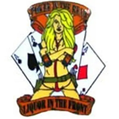 $4.50 • Buy Poker In The Front Biker Hat / Jacket Pin 