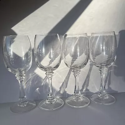 Vintage Crystal Wine Glasses Set Of 4 • $9.99