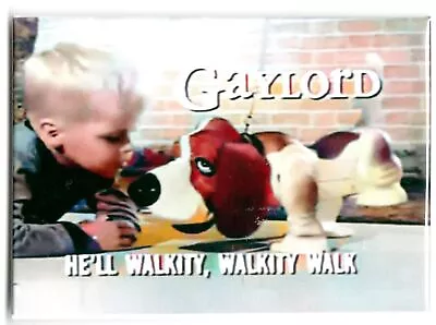 Vintage Gaylord Basset Toy Kid Ad Fridge Magnet 2.5  X 3.5  We Do Custom Mags! • $6.95