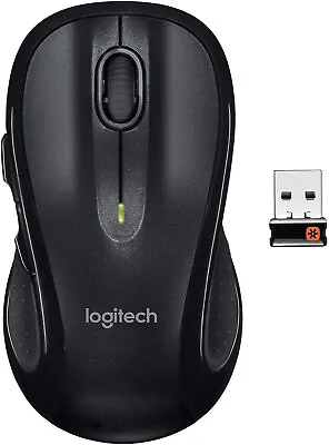 Logitech Mouse Most Comfortable M510 (910-001825)  Wireless  - Black NEW • £24.99