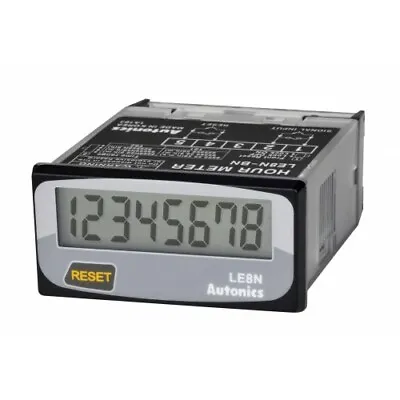 LE8N-BN 48x24mm Compact Hour Meter LCD Timer Indication Only Internal Battery • $64.05