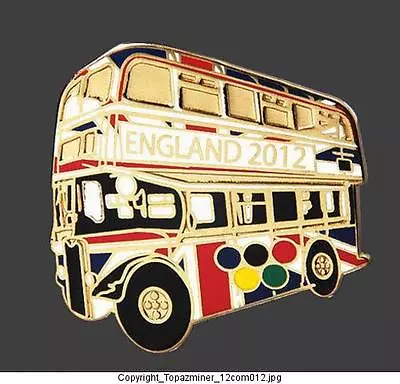 Olympic Pins 2012 England Union Jack Uk London Flag Design Double Decker Bus Gol • $5.99