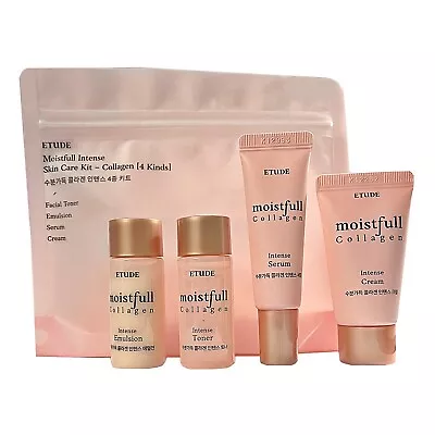 Etude House Moistfull Intense Collagen Skincare 4-item Kit Travel/Sample Size • $15