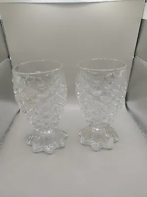 Set Of 2 Crystal Clear Pineapple Shaped 5.25”Glasses 🍍  • $9.99