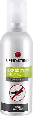 Lifesystems Deet Free Midge & Insect Repellent Long Lasting For Sensitive Skin • £12.19