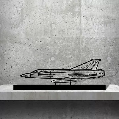 Wall Art Home Decor 3D Acrylic Metal Plane Aircraft USA Silhouette RF-35 • $87.99