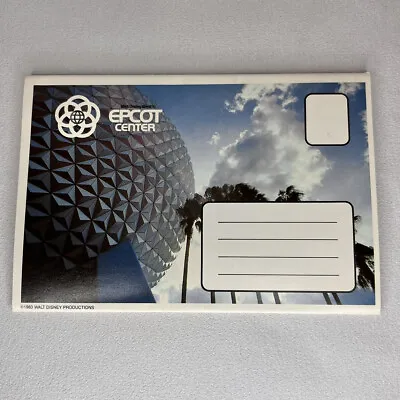 Walt Disney World EPCOT Center Vintage 1983 Souvenir Foldout Postcard 14 Photos • $19.99