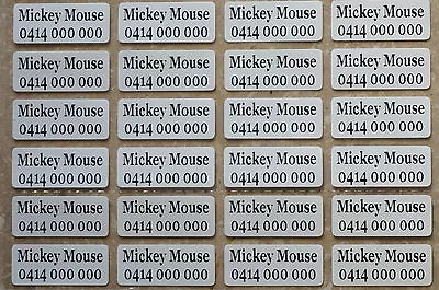$3.99 • Buy 36 IRON ON Personalised Name Stickers Tag / Label For Clothing, 2.2 X 0.9 CM