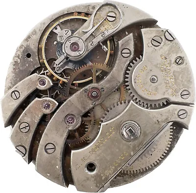 Antique C.H. Meylan Brassus 17 Jewel Mechanical Pocket Watch Movement Swiss • $230