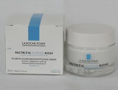 La Roche-Posay Nutritic Intense Rich 50 Ml In-Depth Nutri-Recostituting Cream • $25