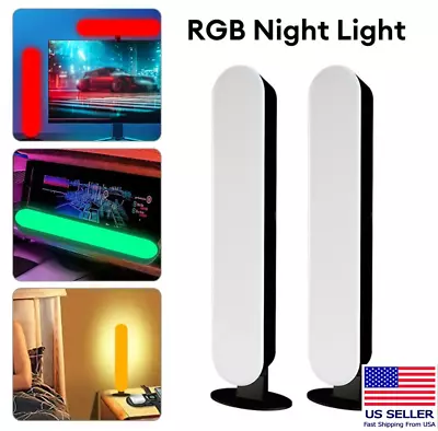 2 Packs LED Lightbar TV Backlight RGB Gaming Lamp Ambiance USB Light Music Sync • $20.99