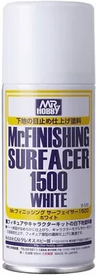 Gunze Mr Hobby Finishing Surfacer Primer 1500 White Spray 5.75 Oz. B529 • $10.15