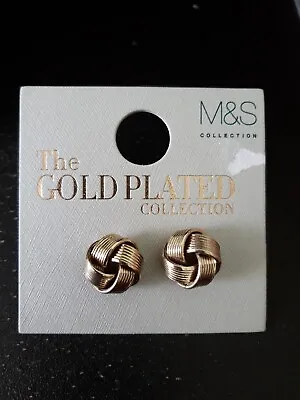 Marks & Spencers Earrings: The Gold Plated Collection. Hypo-allergenic 1 Size  • £4.95