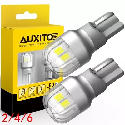 2/4/6 LED Reverse BackUp Light Bulb 921 912 T15 W16W 906 916 Super White 6000K • $7.99