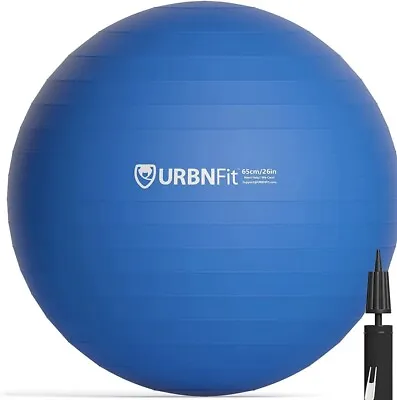 $16.22 • Buy Urbnfit Exercise Ball - Yoga Ball For Workout  Stability 26IN - Blue NIB