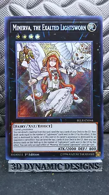 | Yugioh Minerva The Exalted Lightsworn BLLR-EN044 1st Ed Secret Rare NM 🔥 | • $7.99