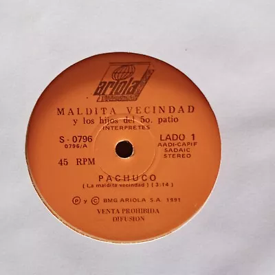 Maldita Vecindad | Pachuco - Pachuco | Argentina | 7  | 1991 - Promo Only | • $55.20