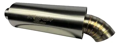 3  Inlet Turn Down Pie Cut Dolphin Muffler Stainless Steel Weld On Universal 304 • $129.95