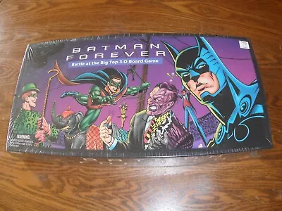 Ga33 Vintage Board Game Factory Sealed BATMAN FOREVER Battle At The Big Top 3-D • $59.95