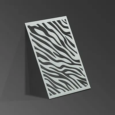 Zebra Stencil Animal Print Mylar Sheet Painting Wall Art Kids Craft 190 Micron • £3.49