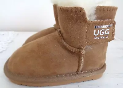 SHEARERS Baby/Toddler Wool Ugg Boots Size S-120mm Chestnut Unisex • $38.95