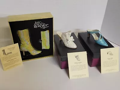 Just The Right Shoe By Raine Lot Of 3 With Coa • $25