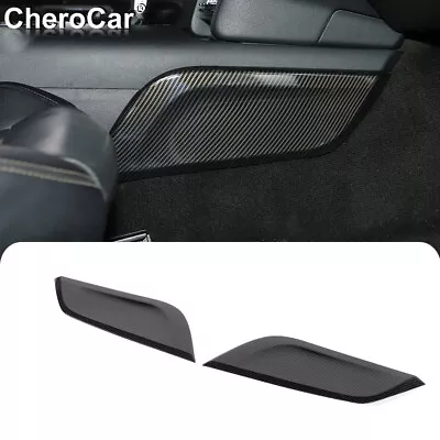 Center Console Gear Shift Box Panel Cover Trim Carbon Fiber For Ford Mustang 15+ • $40.99