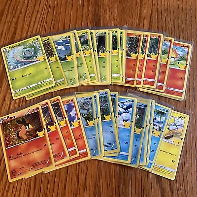 McDonald's Pokémon Promos  Specials & 25th Anniversary - M/NM Pick Your Cards • $2.50