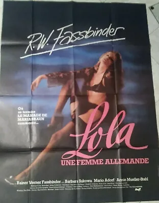 LOLA Rainer Werner Fassbinder 1981_ 62 X 45 Original French Movie Poster • $25