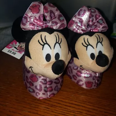 Disney Minnie Mouse Pink Toddler Slippers Size 5-6 NWT No Box  • $0.99