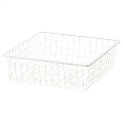 IKEAJONAXEL Wire Basket White 50x51x15 Cm • £13.67