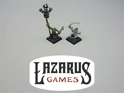 Warhammer FB Orcs Goblins Destruction Gloomspite Gits - Goblin Command Oop Metal • $19.95