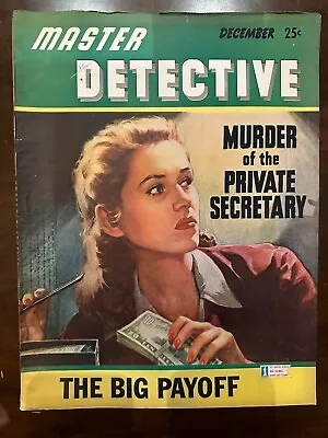 Master Detective Magazine 1943 December Pulp Magazine • $30