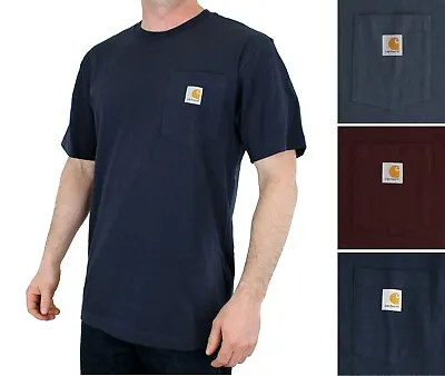 Carhartt Men's T-Shirt Loose Fit Heavy Weight Short Sleeve Chest Pocket Tee K87 • $21.99