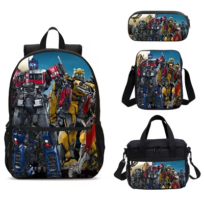 Transformers Rise Of The Beasts School Backpack Insulated Lunch Bag Pen Case Lot • $45.99