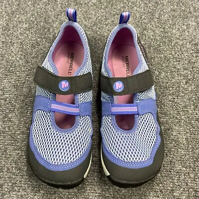 Merrell Shoes Girls 5.5 Blue Lavender Barefoot Pure Glove Breathable Mesh • $19.99