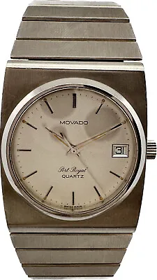 Vintage Movado Port Royal Surf Men's Quartz Wristwatch 01.0010.490/495 • $355