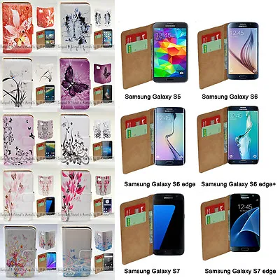 $13.98 • Buy For Samsung Galaxy Series Butterfly Print Wallet Mobile Phone Case Cover #1