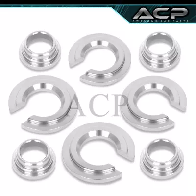 For 89 90 91 92 93 94 95 96 97 98 Nissan 240Sx Subframe Bushing Chrome Collars • $40.99