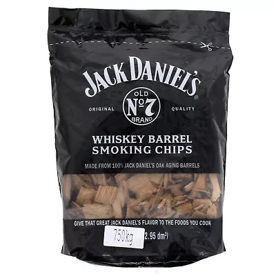 Jack Daniels Tennessee Whiskey Barrel Chips 750g Barbecue Smoking Cooking • $19.95