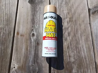 Vintage Rust-Oleum INDUSTRIAL HARD HAT Tan #2171 Spray Paint Can • $5