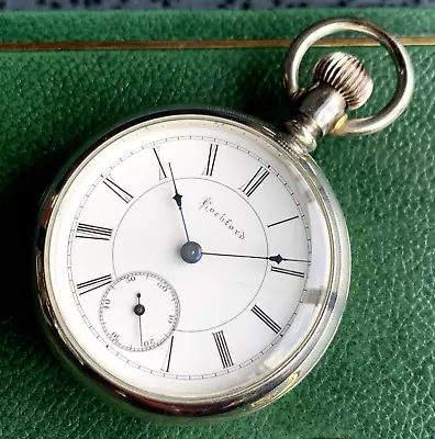 1887 Rockford Grade 67 18S 11 Jewels Coin Silver Case Pocket Watch • $340